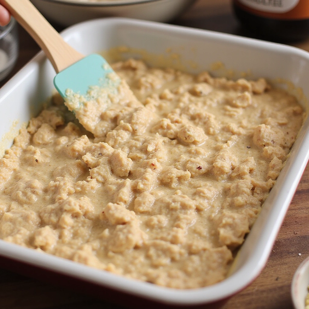 Baked Oatmeal Bars Healthy Breakfast Recipes for Busy Mornings - Step 7: Transfer to Baking Dish