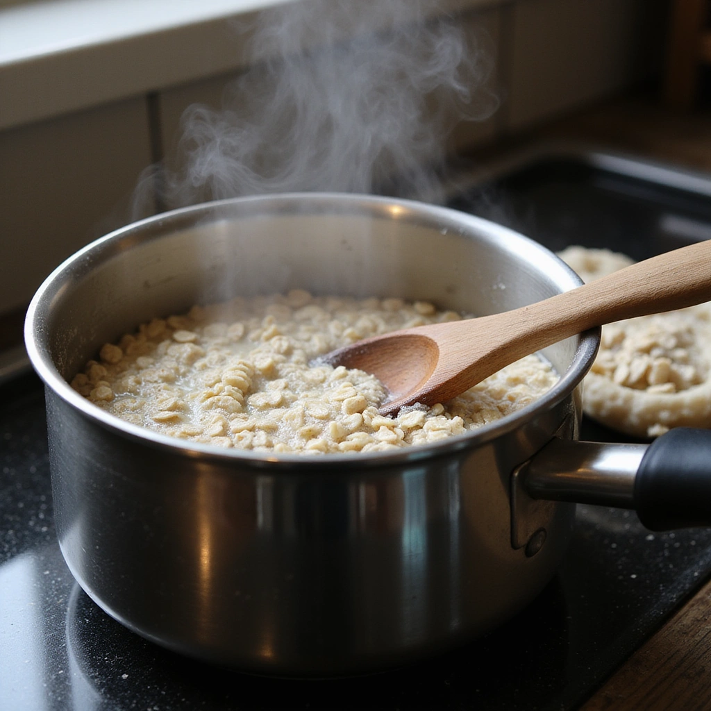 Bariatric Soft Food Breakfast Recipes Easy & Gentle - Step 2: Cook Oatmeal