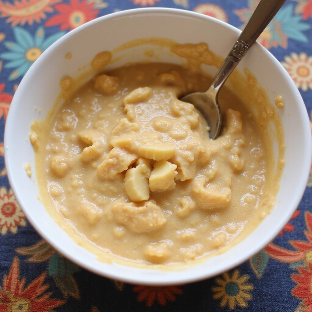 Bariatric Soft Food Breakfast Recipes Easy & Gentle - Step 4: Combine Oatmeal and Banana