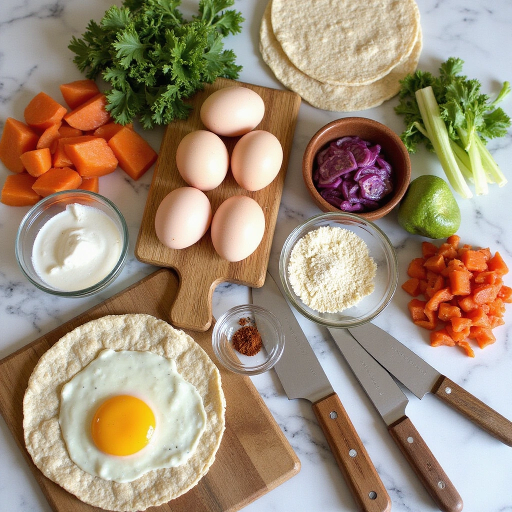 Blackstone Grill Recipes Breakfast Burritos Perfect Outdoors - Step 1: Prepare Ingredients