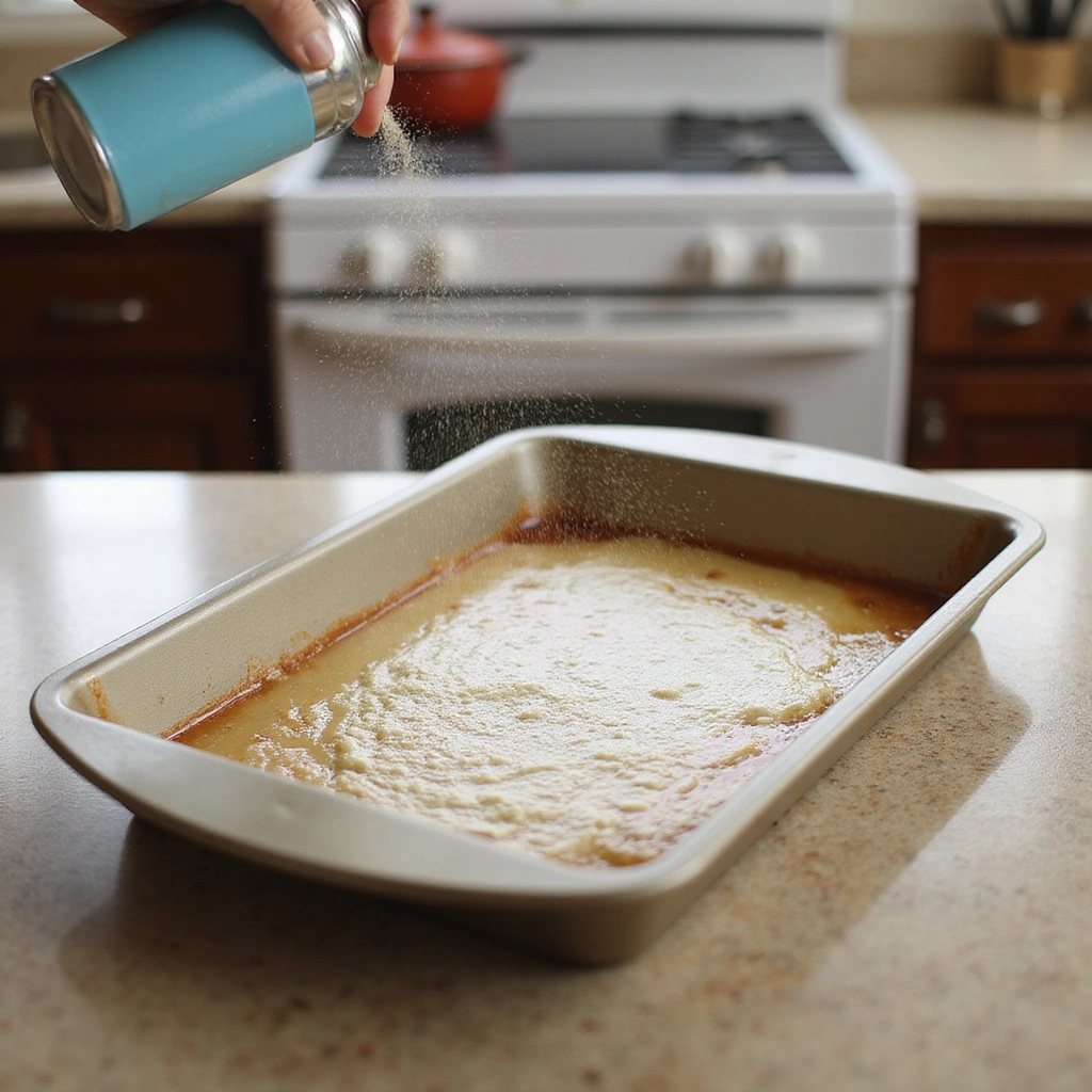 Box Cake Mix Recipes Breakfast Quick Sweet Hacks - Step 2: Prepare Baking Pan