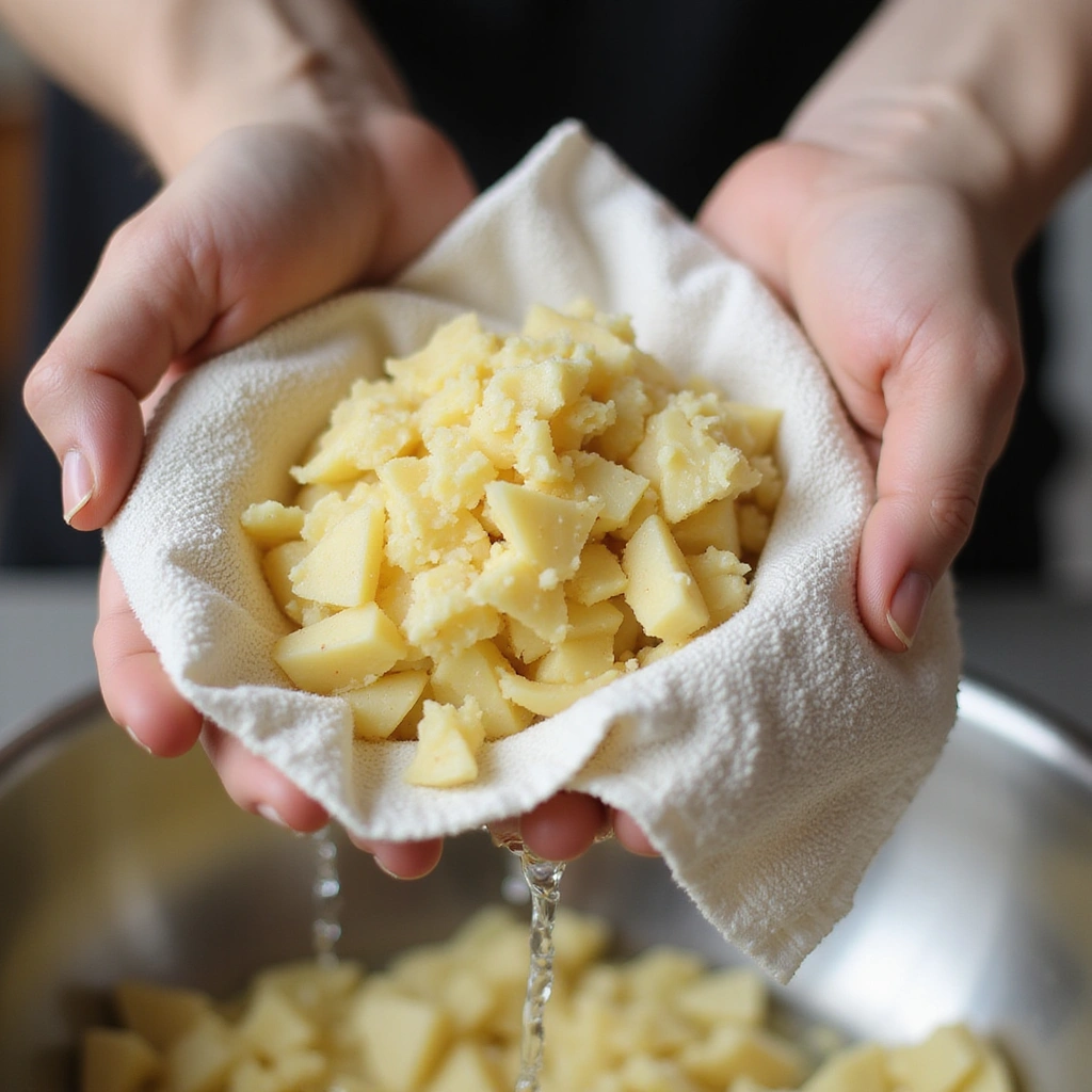 Breakfast Recipes with Hashbrown Patties Crispy and Easy - Step 2: Drain Excess Moisture