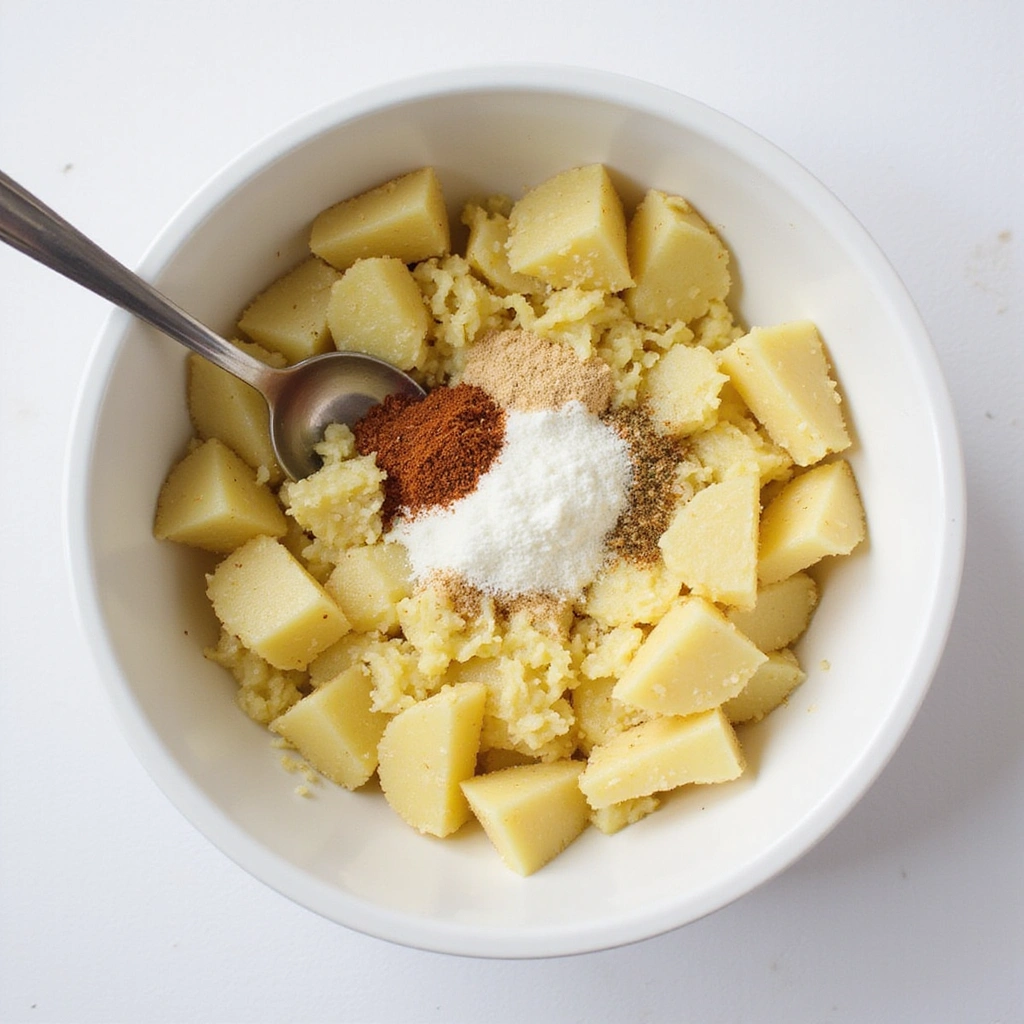 Breakfast Recipes with Hashbrown Patties Crispy and Easy - Step 3: Mix Ingredients