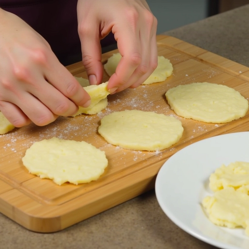 Breakfast Recipes with Hashbrown Patties Crispy and Easy - Step 5: Form Patties