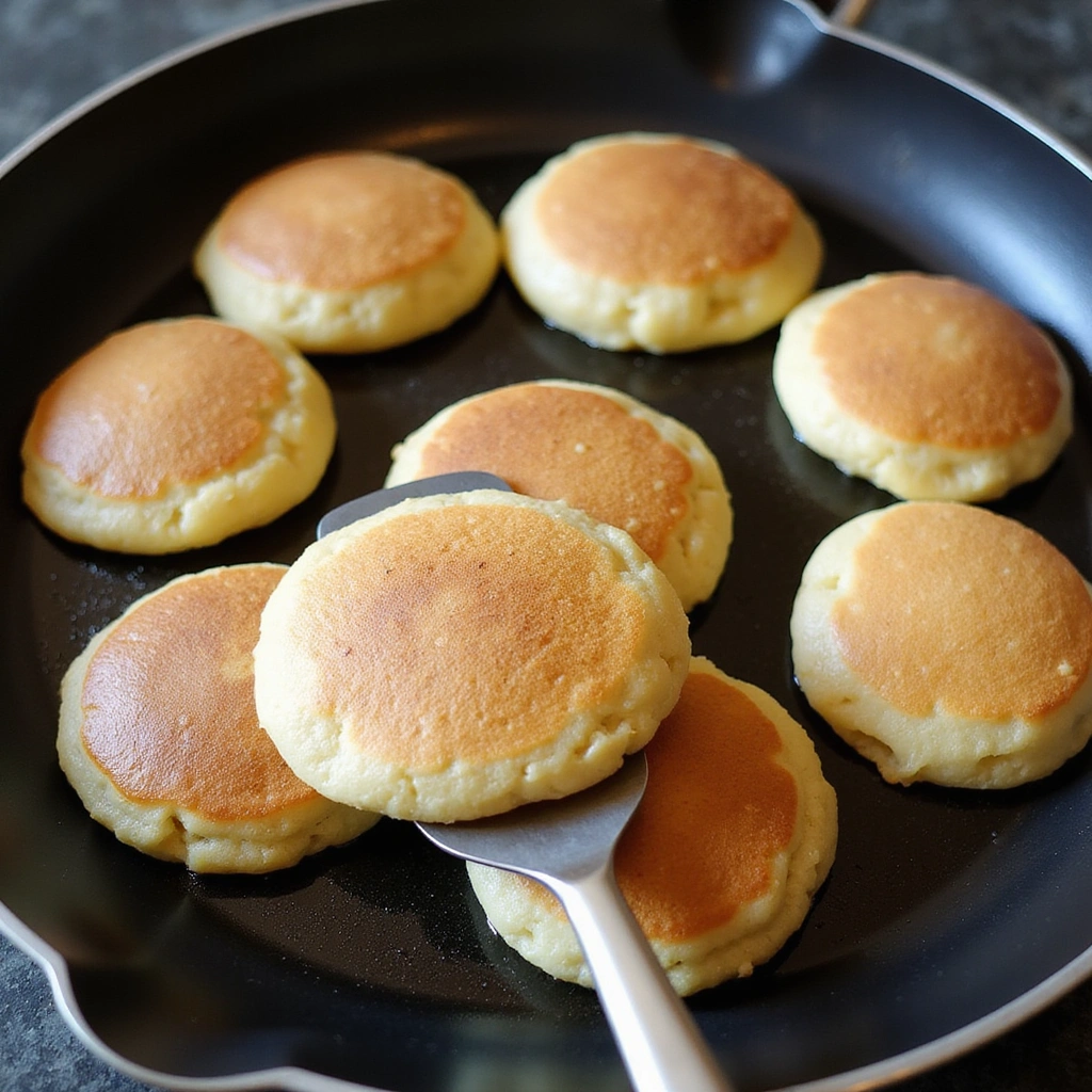 Cherry Pie Filling Breakfast Recipes Sweet Morning Ideas - Step 4: Cook the Pancakes