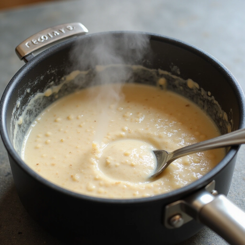 Cream of Wheat Recipes Breakfast Healthy Comfort Bowl - Step 4: Simmer the Mixture