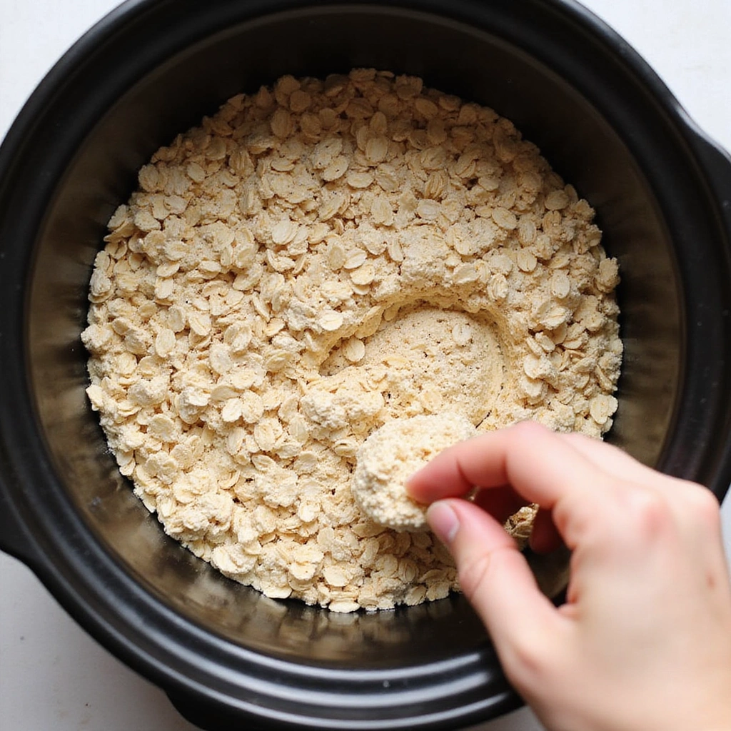 Crock Pot Breakfast Recipes Effortless Morning Meals - Step 2: Layer the Base