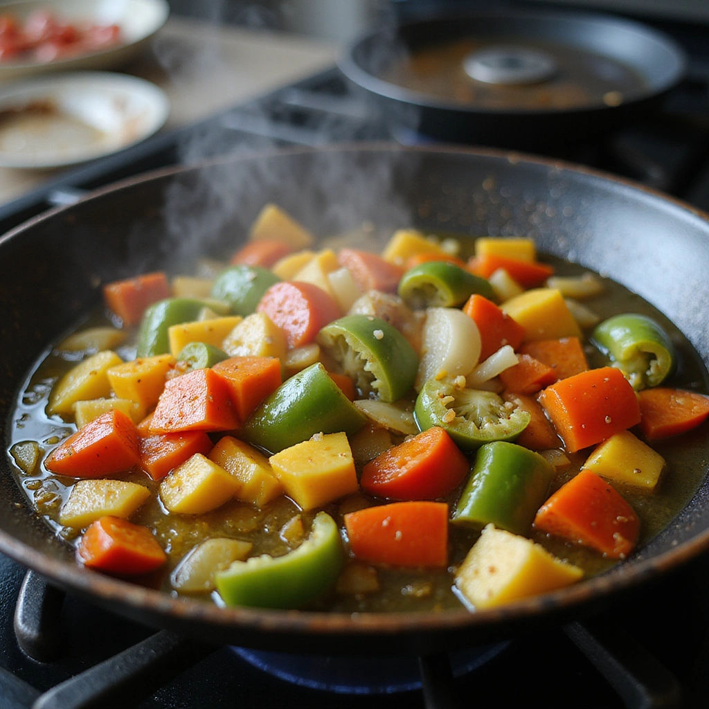 Easy Mediterranean Diet Recipes Breakfast Healthy & Fresh - Step 3: Sauté the Vegetables