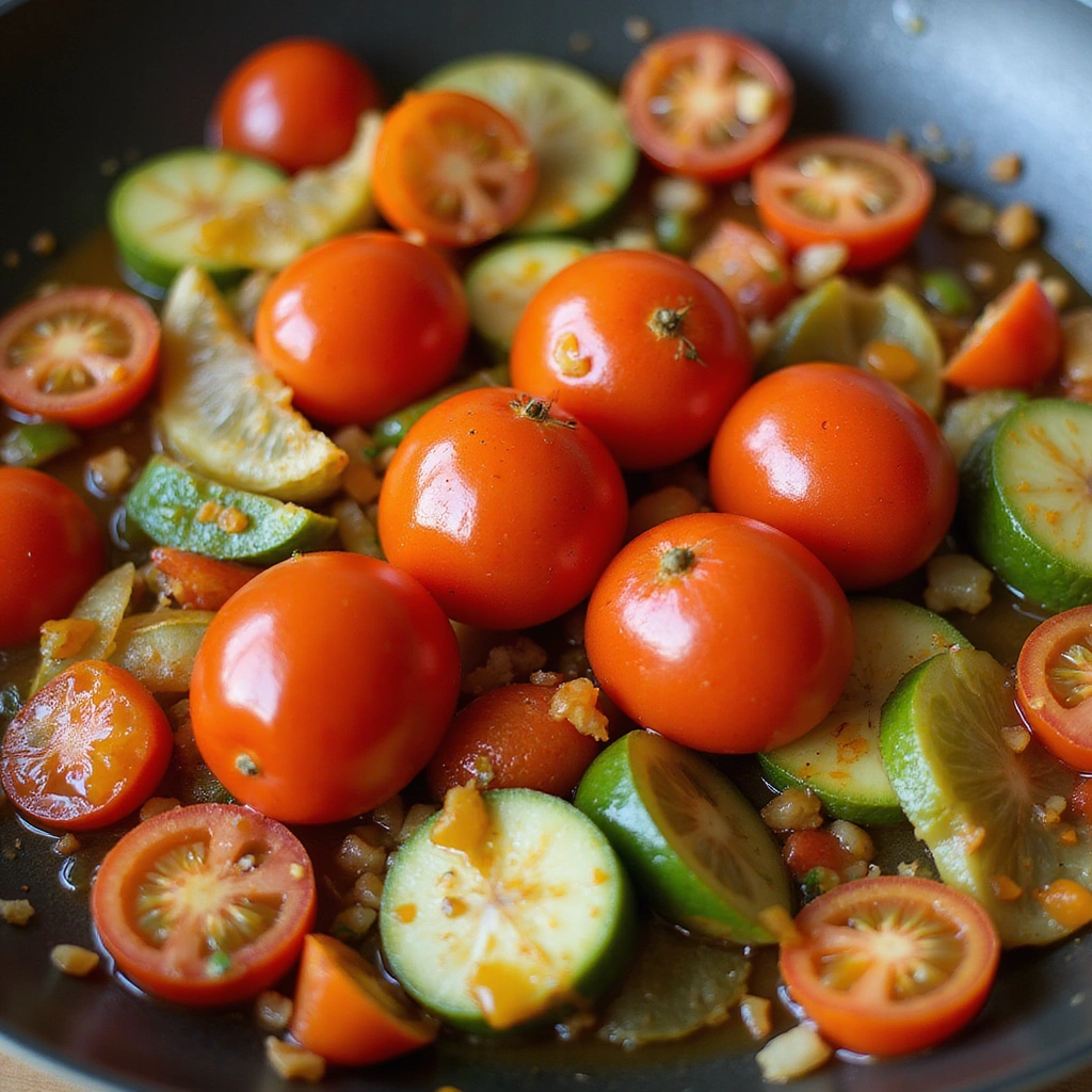 Easy Mediterranean Diet Recipes Breakfast Healthy & Fresh - Step 4: Add Tomatoes