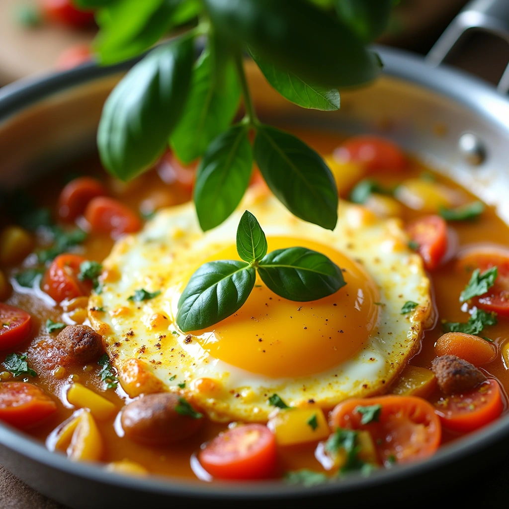 Easy Mediterranean Diet Recipes Breakfast Healthy & Fresh - Step 6: Add Fresh Herbs