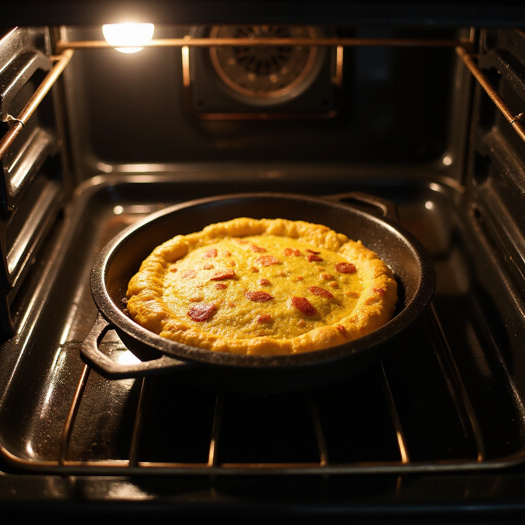 Egg Frittata Recipes Breakfast Casserole for Any Crowd - Step 5: Bake the Frittata