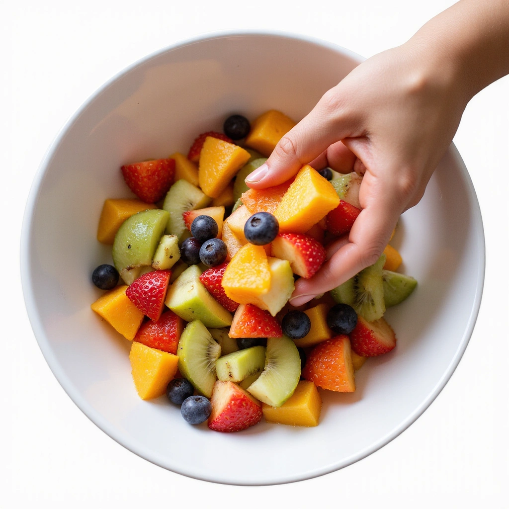 Fruit Bowl Breakfast Healthy Recipes Colorful & Refreshing - Step 3: Combine the Fruits