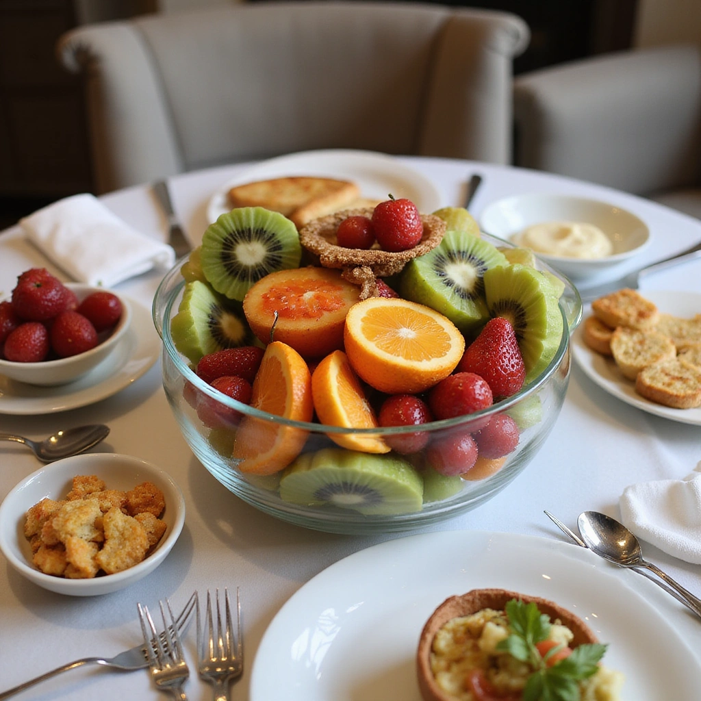 Fruit Bowl Breakfast Healthy Recipes Colorful & Refreshing - Step 7: Serve Immediately