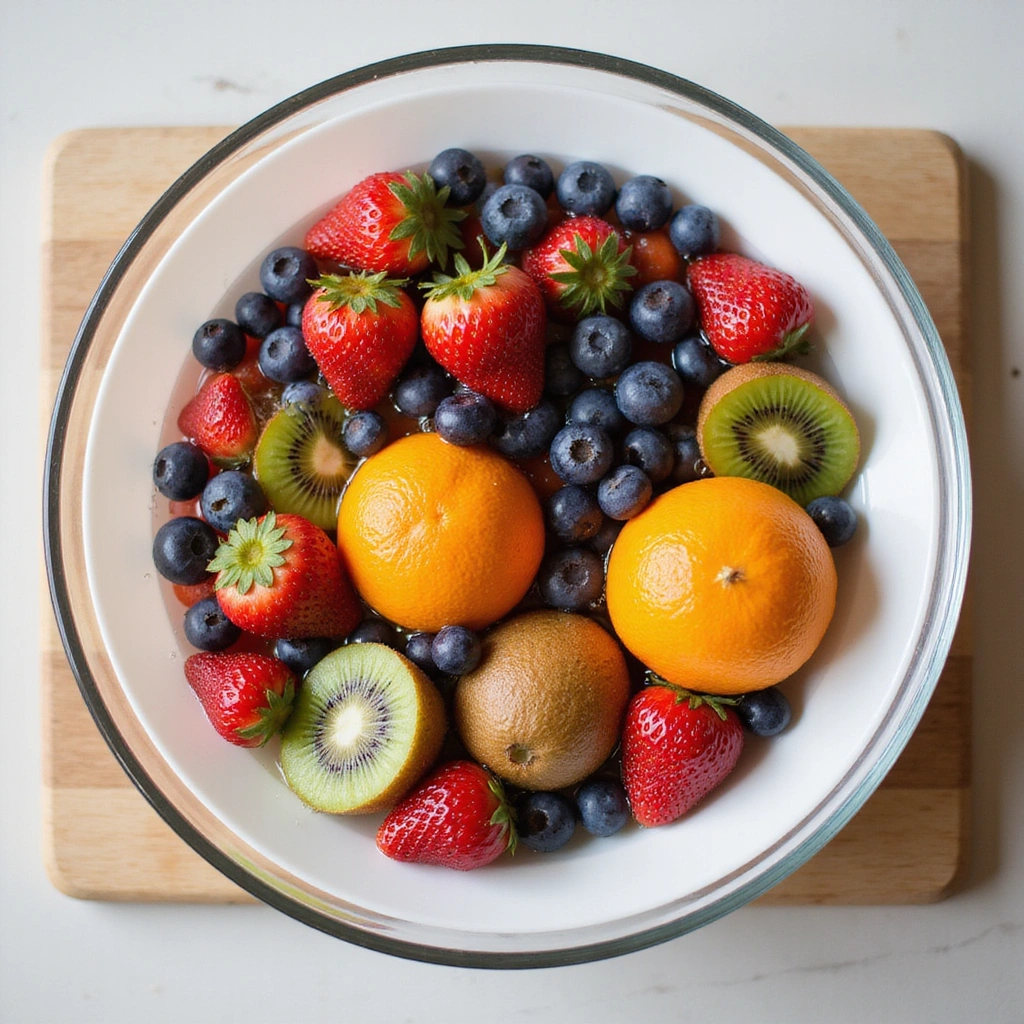 Fruit Salad for Brunch Breakfast Recipes Fresh & Colorful - Step 1: Prepare Ingredients