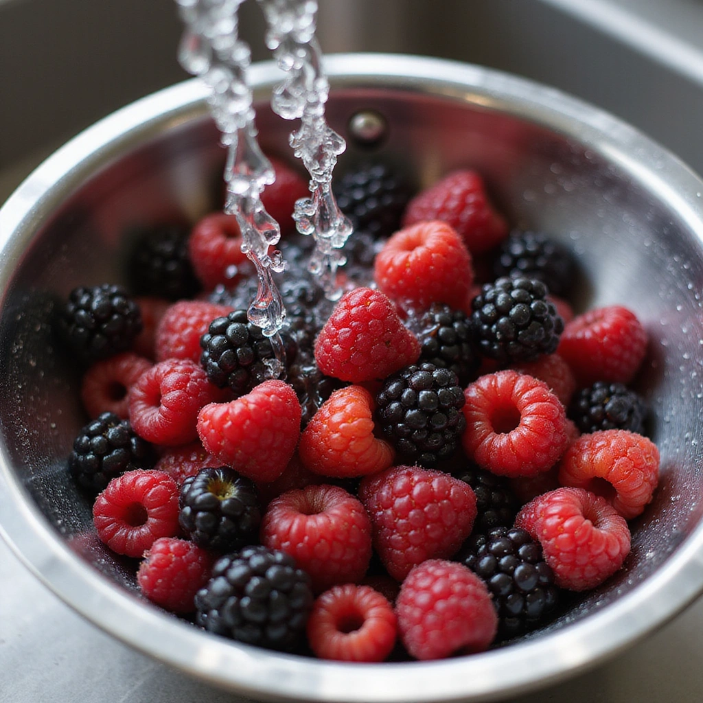 Greek Yogurt Recipes Breakfast Healthy & Easy - Step 3: Prepare the Berries