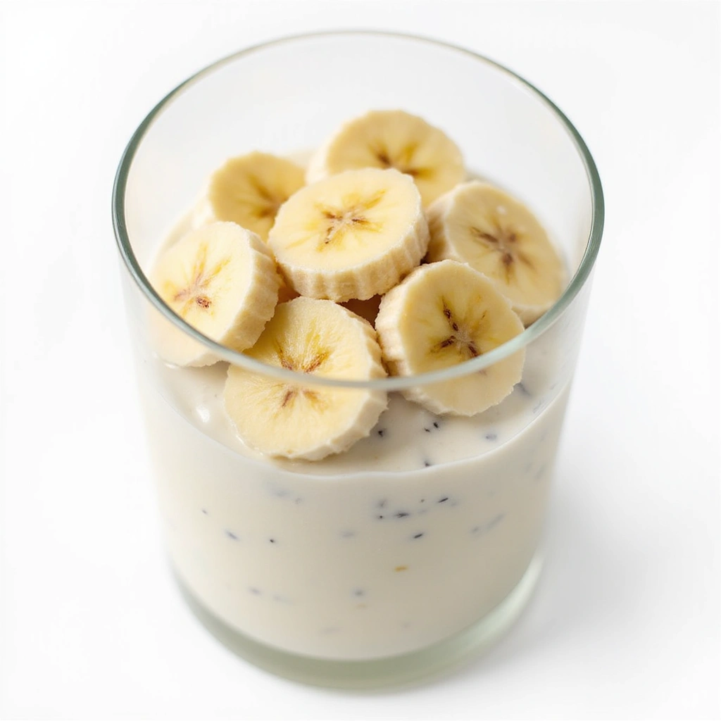 Greek Yogurt Recipes Breakfast Healthy & Easy - Step 5: Add the Banana Slices
