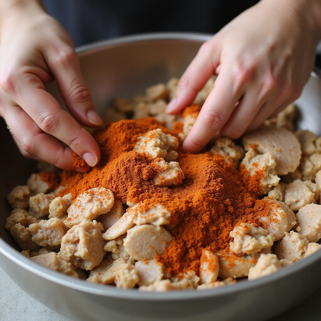 Ground Turkey Breakfast Sausage Recipes Healthy & Flavorful - Step 2: Mix the Ingredients