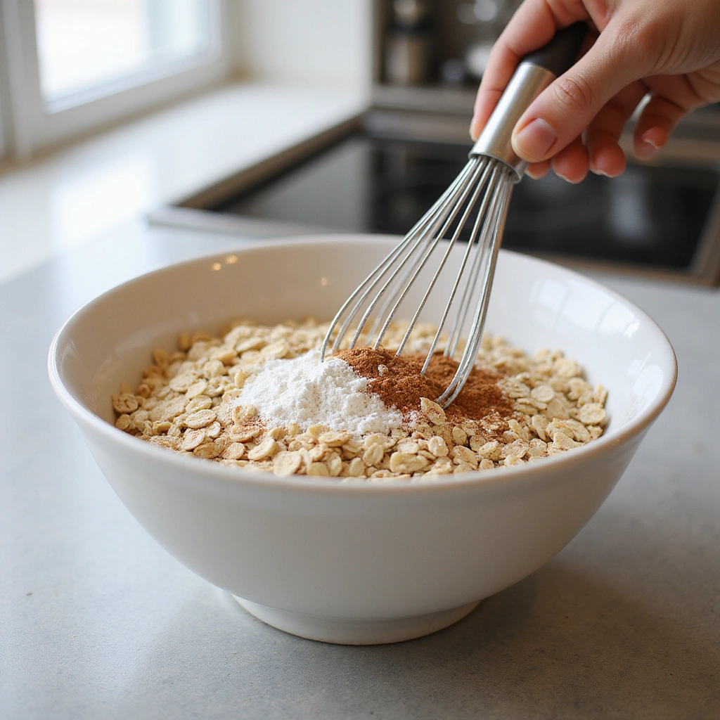 Healthy Baked Oatmeal Recipes Breakfast Crowd Pleasers - Step 3: Mix Dry Ingredients