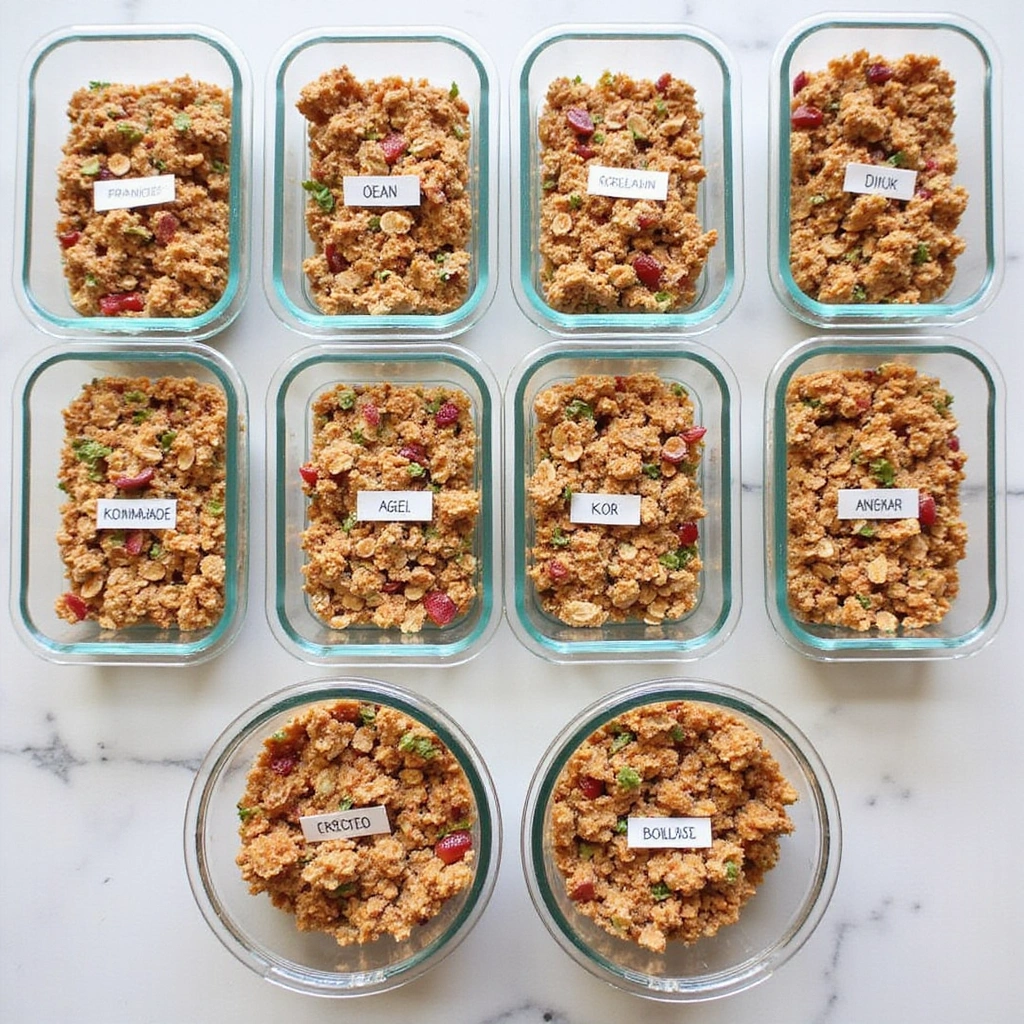 Healthy Breakfast Meal Prep Recipes Quick Grab-and-Go - Step 5: Portion into Containers