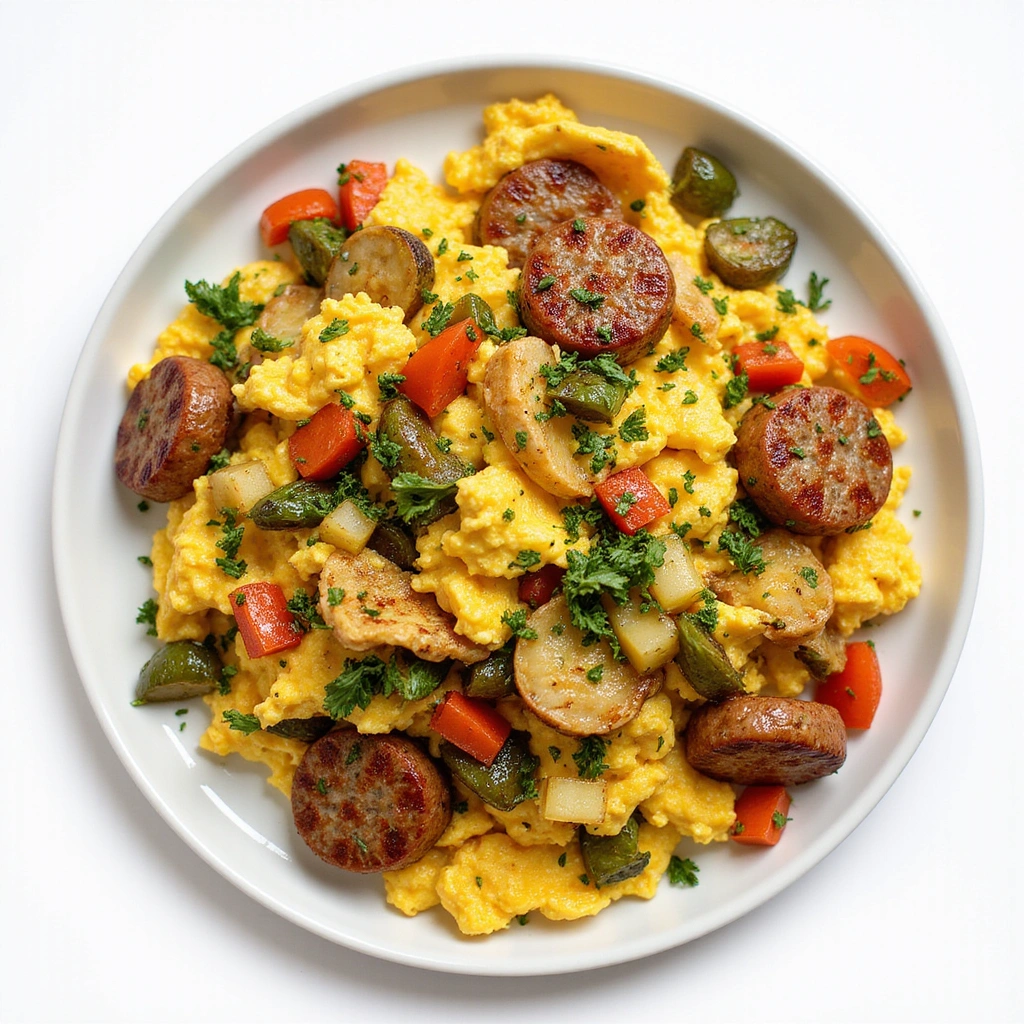 Keto Recipes with Breakfast Sausage Easy & Filling - Step 7: Combine and Serve