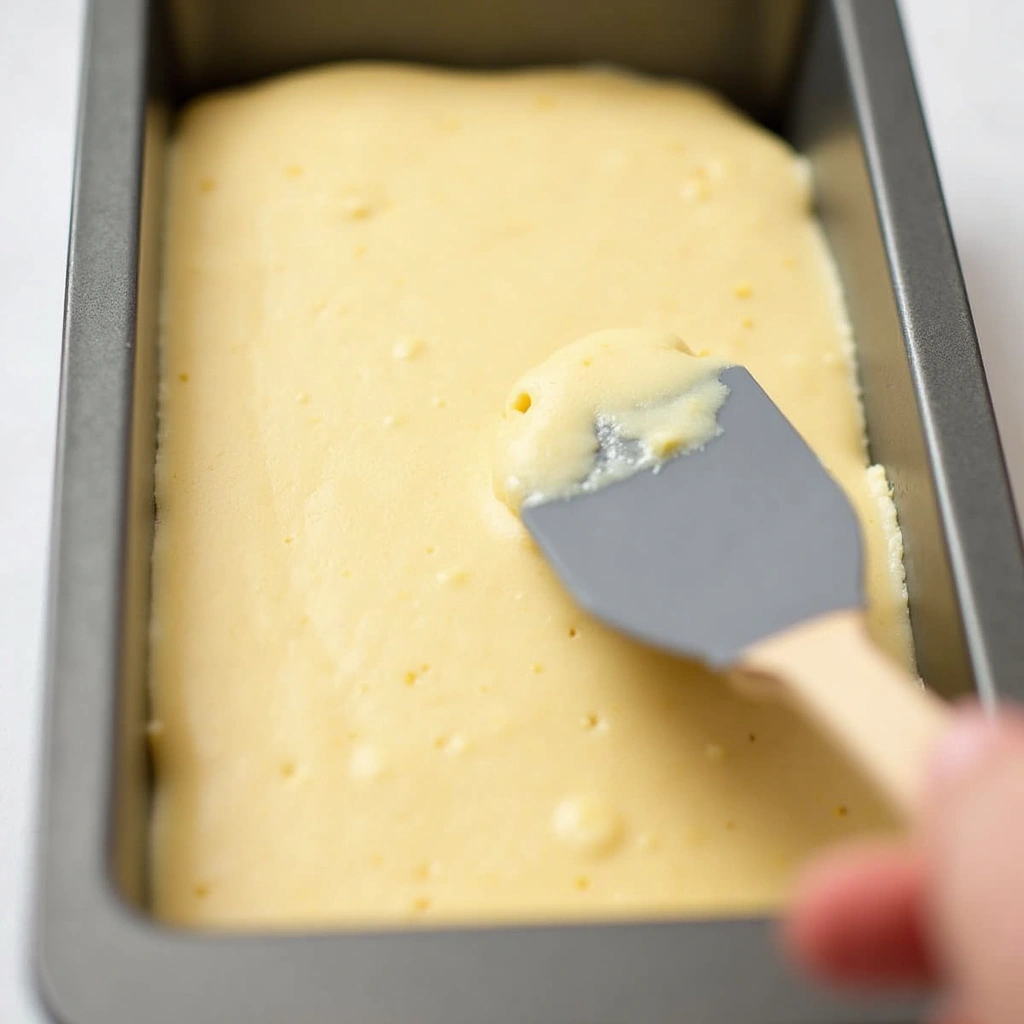Low Calorie Breakfast Bread Recipes Light & Delicious - Step 7: Pour Batter into Loaf Pan