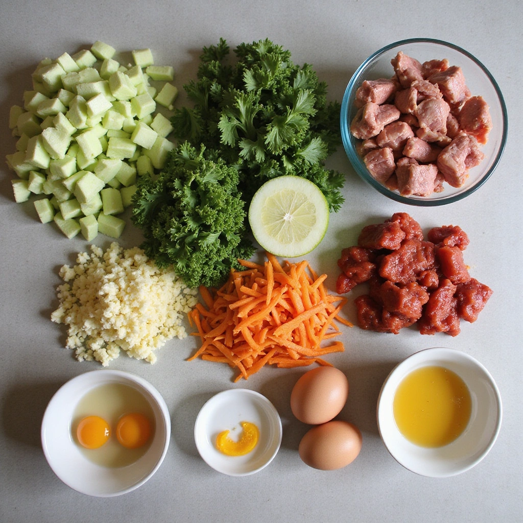 Low Carb Breakfast Crockpot Recipes Set and Forget Meals - Step 1: Prepare Ingredients