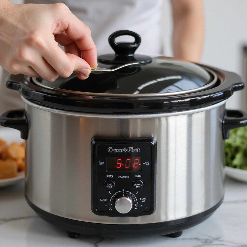 Low Carb Breakfast Crockpot Recipes Set and Forget Meals - Step 5: Set the Crockpot