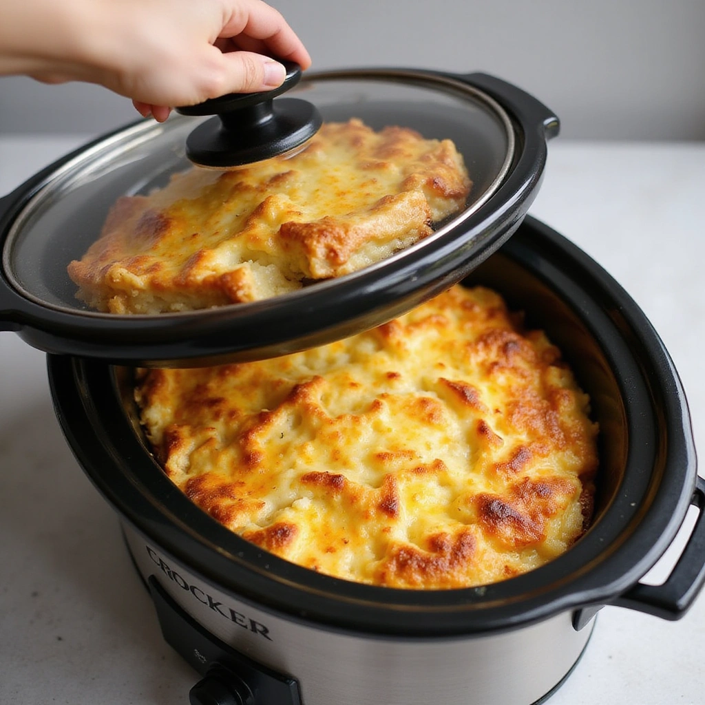 Low Carb Breakfast Crockpot Recipes Set and Forget Meals - Step 6: Check for Doneness
