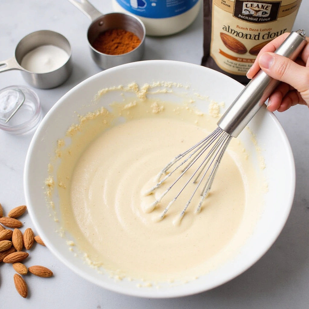 Low Carb Vegan Breakfast Recipes Plant-Based & Satisfying - Step 6: Prepare the Almond Flour Mixture