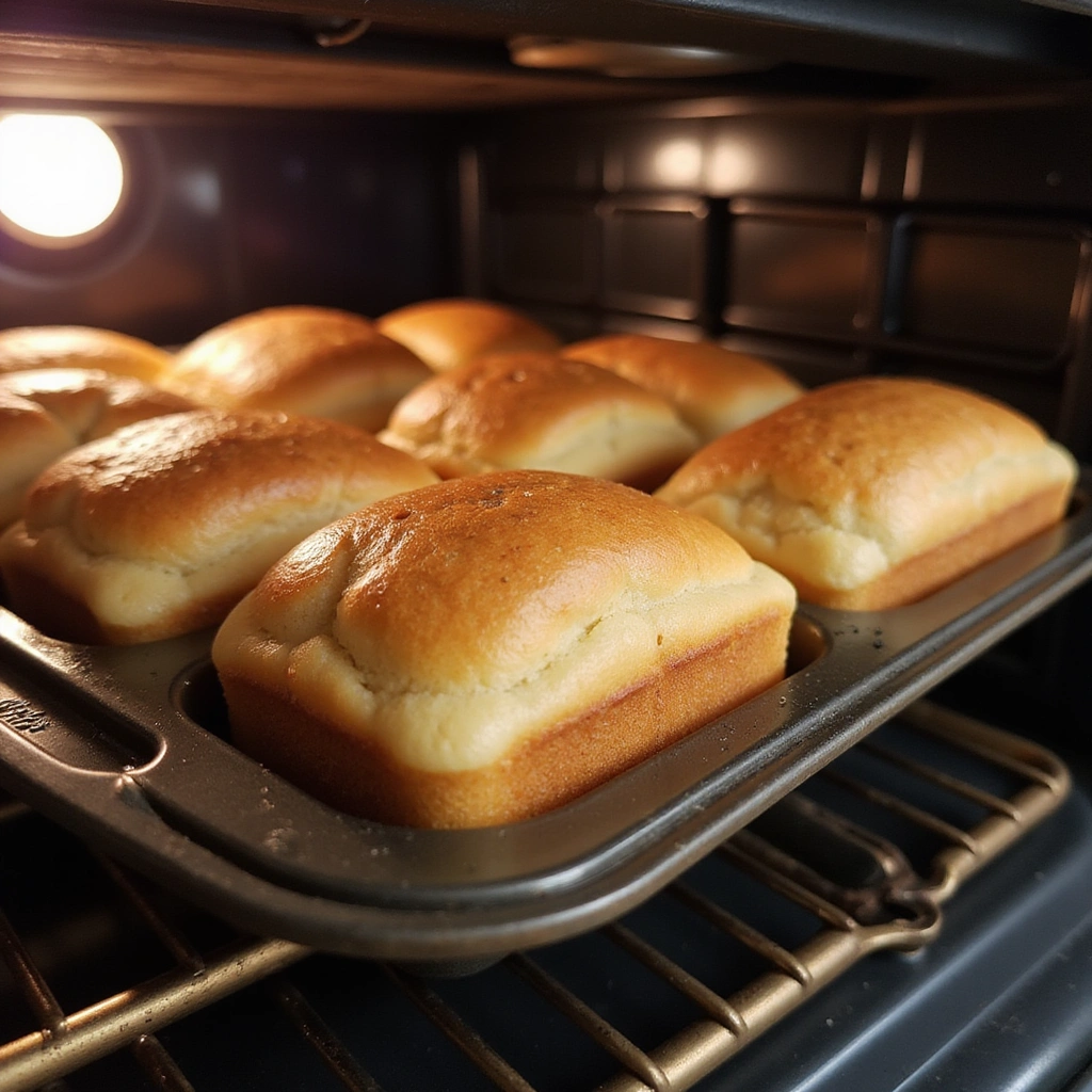 Mini Loaf Pan Recipes Breakfast Cute and Tasty Ideas - Step 8: Bake the Mini Loaves