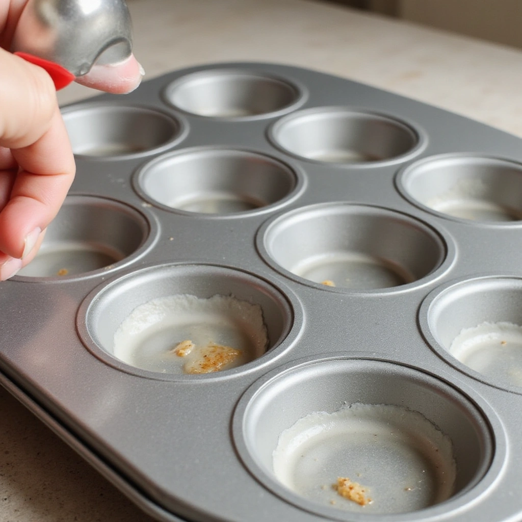 Mini Muffin Eggs Breakfast Recipes Quick & Easy - Step 2: Prepare the Muffin Tin