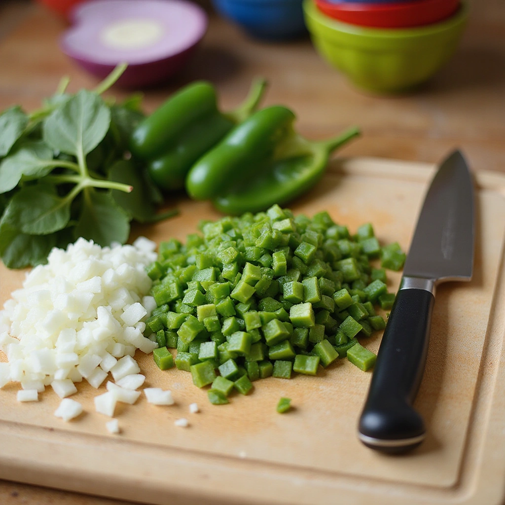 Mung Bean Recipes for Breakfast Nutritious Start - Step 3: Prepare the Vegetables