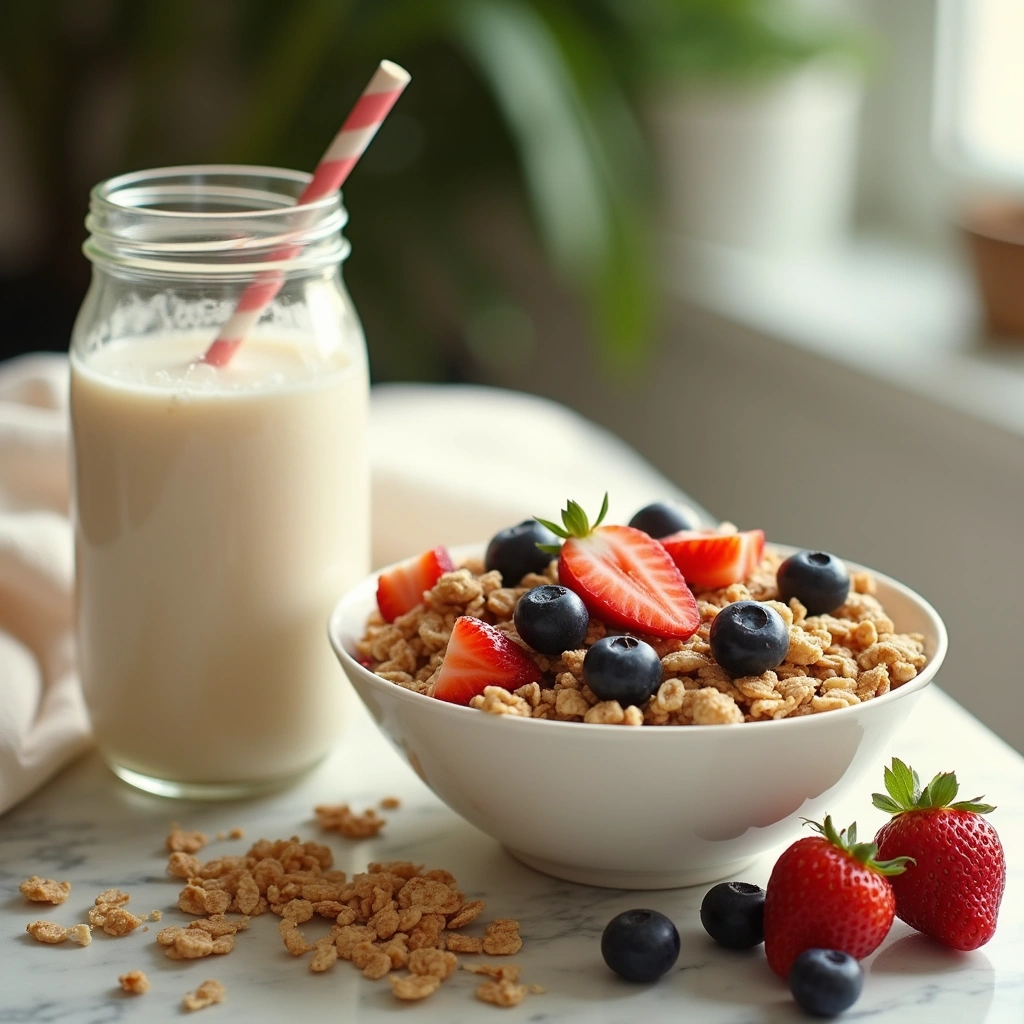 Nut Milk Recipes for Breakfast Dairy Free & Healthy - Step 8: Serve and Enjoy