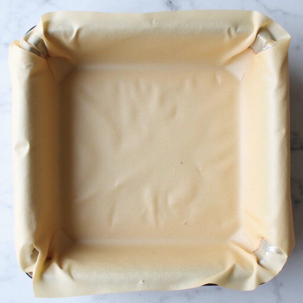Peanut Butter Oatmeal Bars Healthy Breakfast Recipes Quick & Tasty - Step 6: Prepare the Baking Dish