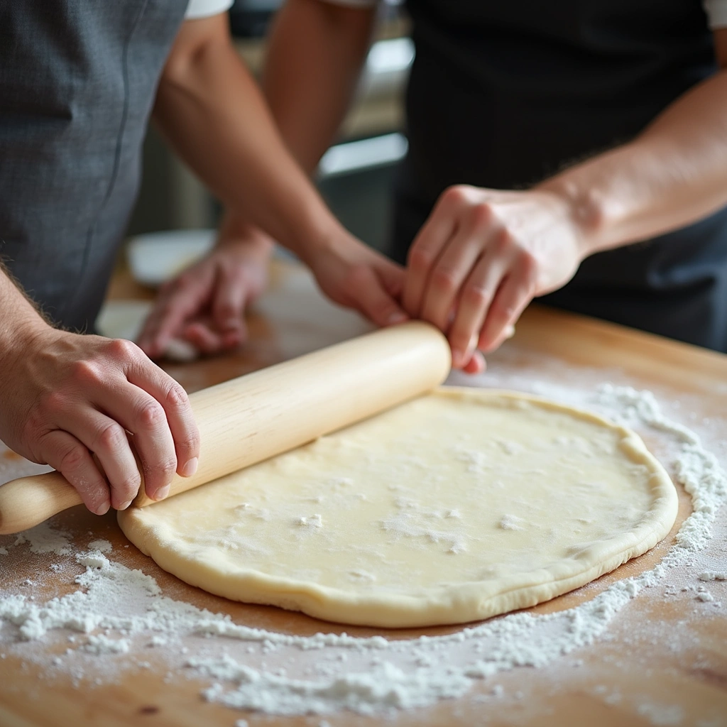 Pillsbury Pizza Crust Recipes Breakfast Quick & Creative - Step 2: Roll Out the Dough