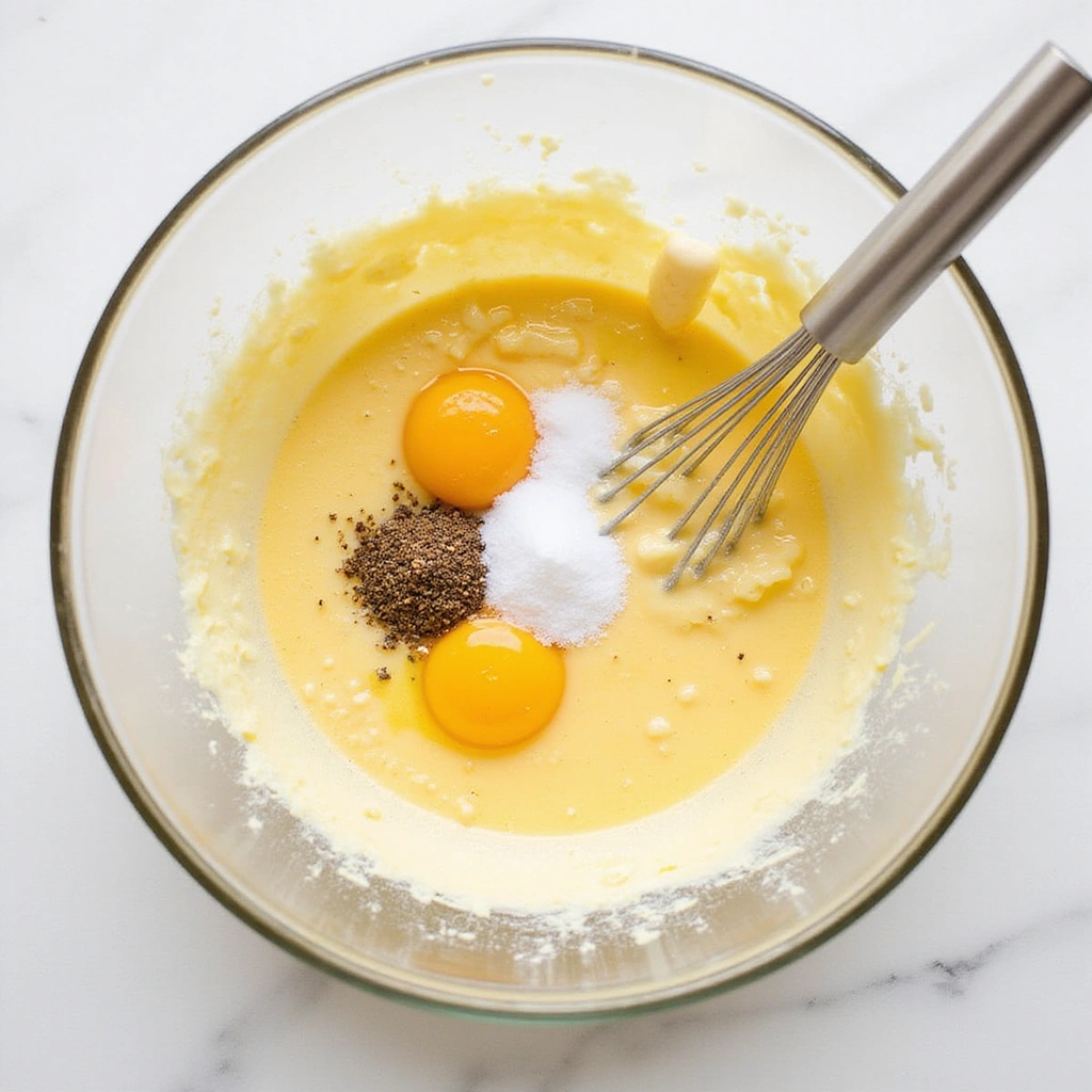 Pillsbury Pizza Crust Recipes Breakfast Quick & Creative - Step 5: Prepare the Egg Mixture