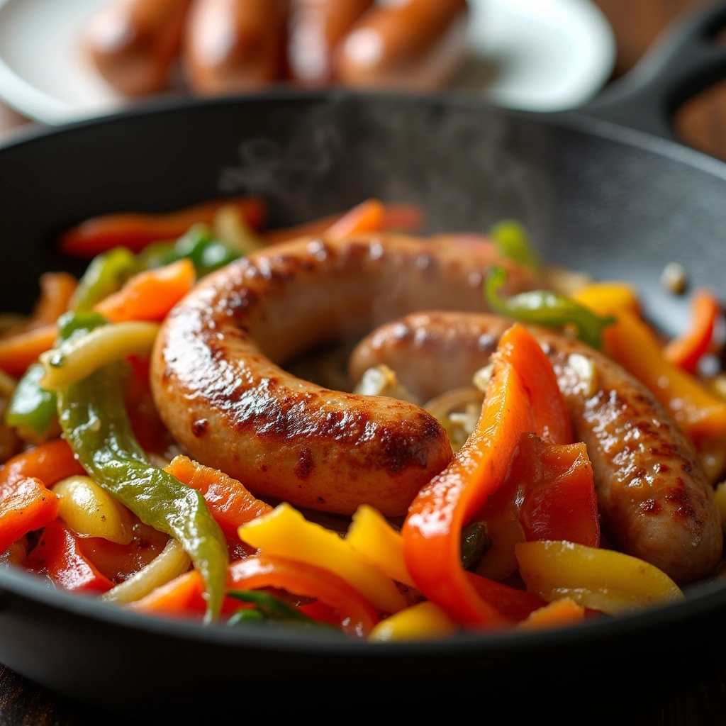 Pork Sausage Breakfast Recipes Savory Morning Classics - Step 3: Sauté the Vegetables