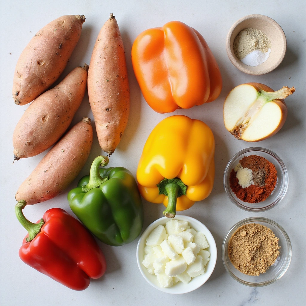 Vegan Sweet Potato Recipes Breakfast Nutritious Morning Dish - Step 1: Prepare Ingredients