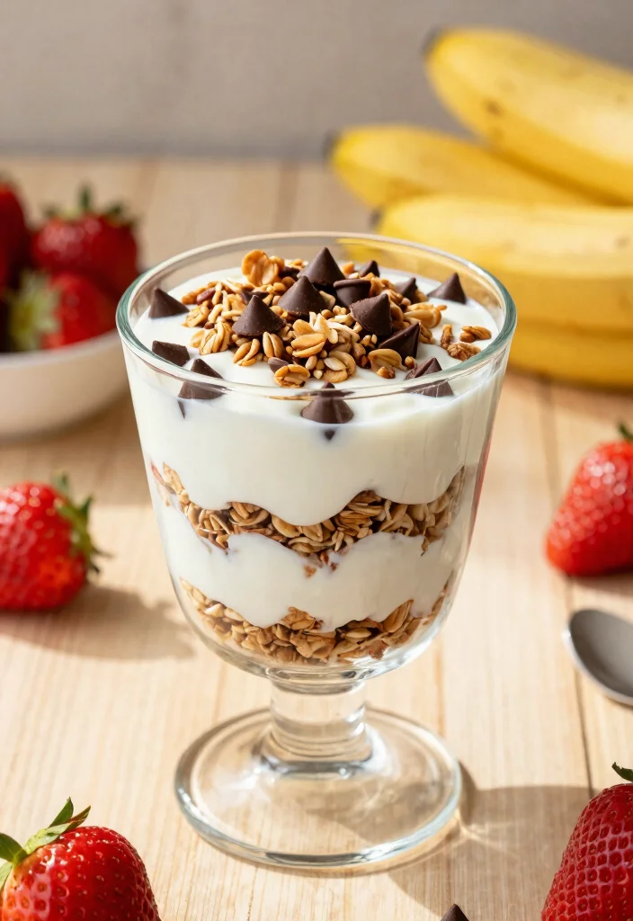 10 Breakfast Dessert Recipes for Sweet Morning Treats - 2. Chocolate Chip Yogurt Parfait 1