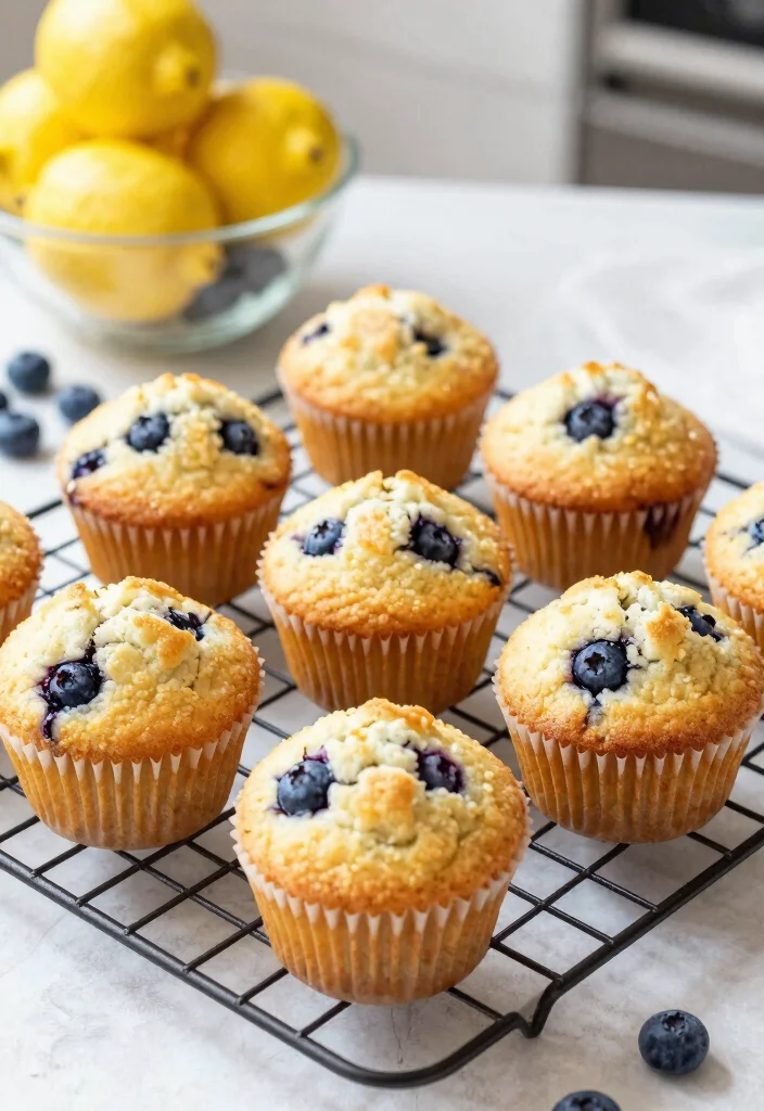 10 Breakfast Dessert Recipes for Sweet Morning Treats - 8. Lemon Blueberry Muffins 1