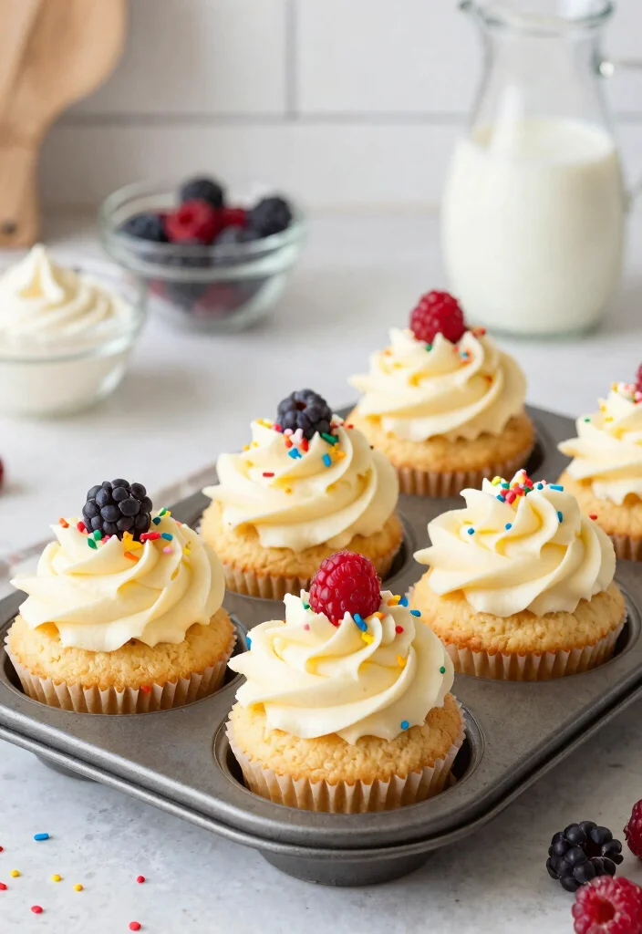 10 Buttermilk Dessert Recipes for Soft Tender Baking - 6. Buttermilk Cupcakes with Cream Cheese Frosting 1