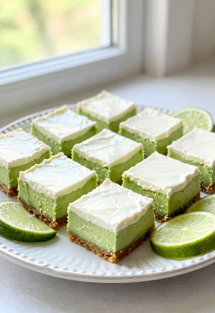 10 Keto Avocado Recipes for Healthy Fat Rich Meals - 4. Avocado Cheesecake Bars 1
