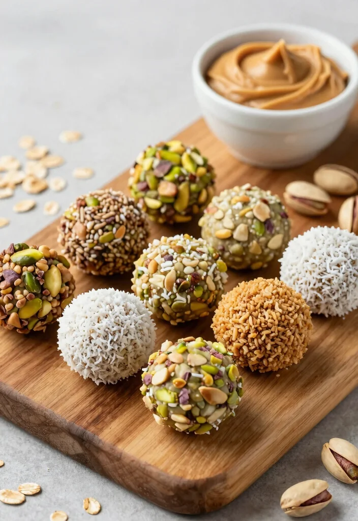 10 Pistachio Dessert Recipes with Rich Nutty Flavor - 4. Pistachio Energy Bites 1