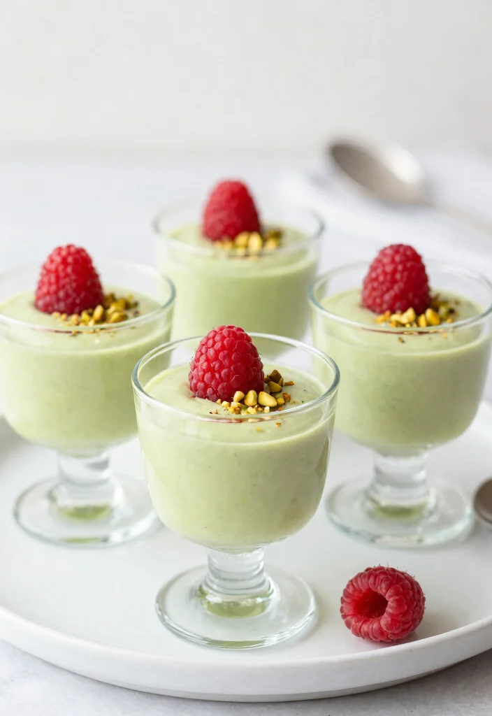 10 Pistachio Dessert Recipes with Rich Nutty Flavor - 5. Vegan Pistachio Mousse 1