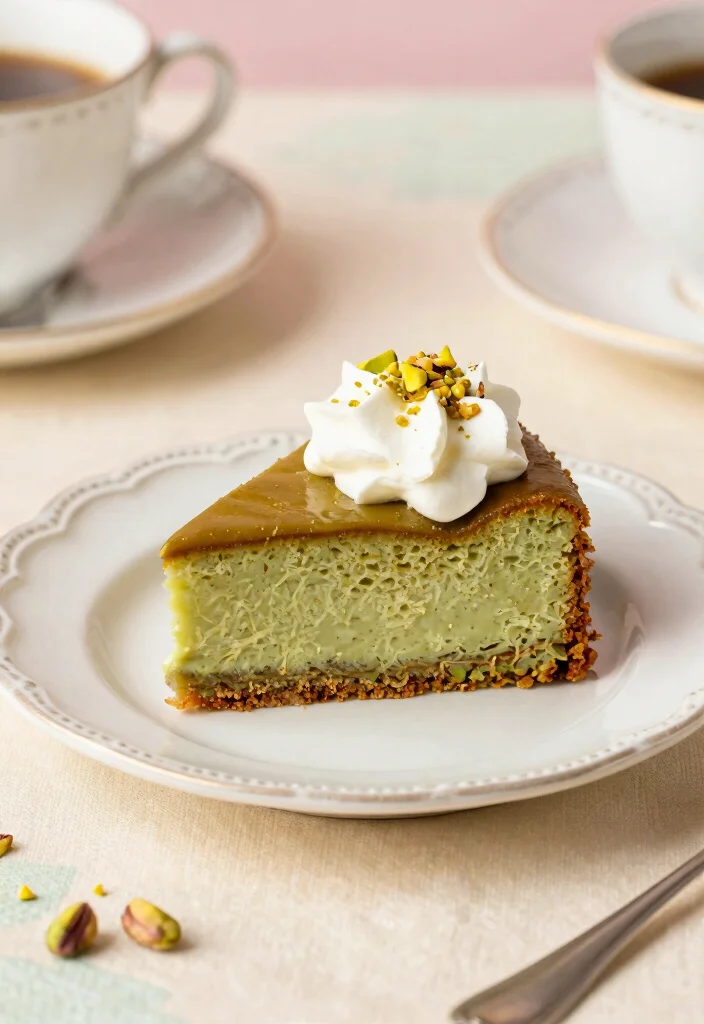 10 Pistachio Dessert Recipes with Rich Nutty Flavor - 8. Pistachio Pudding Cake 1