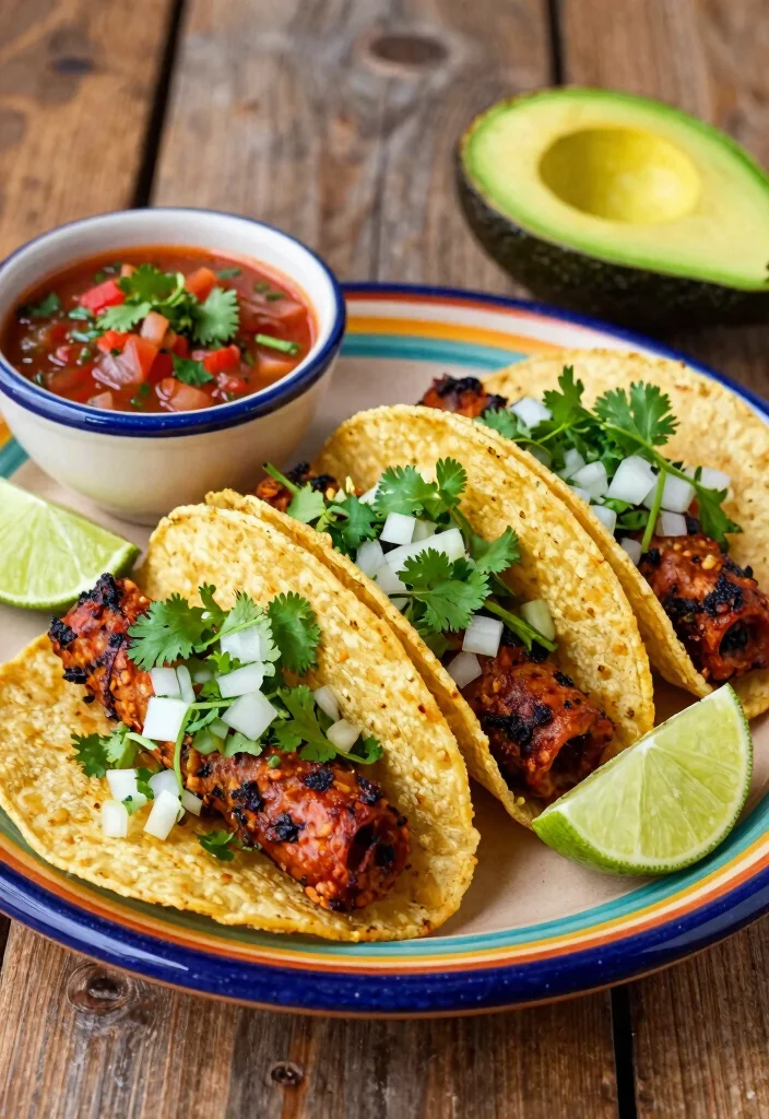 10 Vegan Chorizo Recipes with Bold Smoky Flavor - 1. Smoky Vegan Chorizo Tacos 1