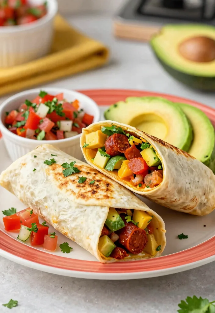 10 Vegan Chorizo Recipes with Bold Smoky Flavor - 3. Vegan Chorizo Breakfast Burritos 1