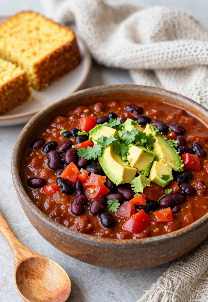 10 Vegan Chorizo Recipes with Bold Smoky Flavor - 4. Smoky Vegan Chorizo Chili 1