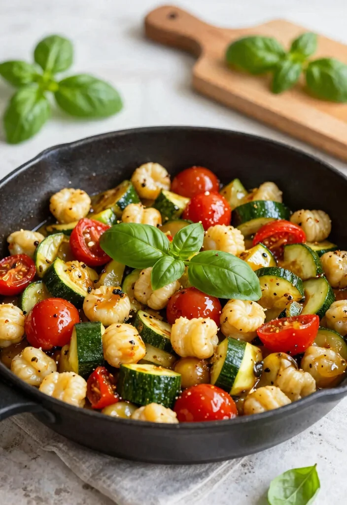 10 Vegan Gnocchi Recipes for Comforting Plant Based Dishes 23 10 Vegan Gnocchi Recipes for Comforting Plant Based Dishes - 3. Zucchini and Tomato Gnocchi Skillet 1