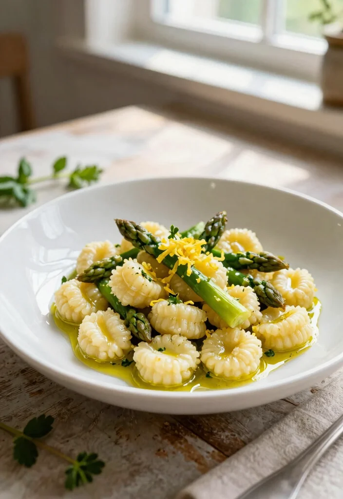 10 Vegan Gnocchi Recipes for Comforting Plant Based Dishes 34 10 Vegan Gnocchi Recipes for Comforting Plant Based Dishes - 4. Lemon Garlic Gnocchi with Asparagus 1